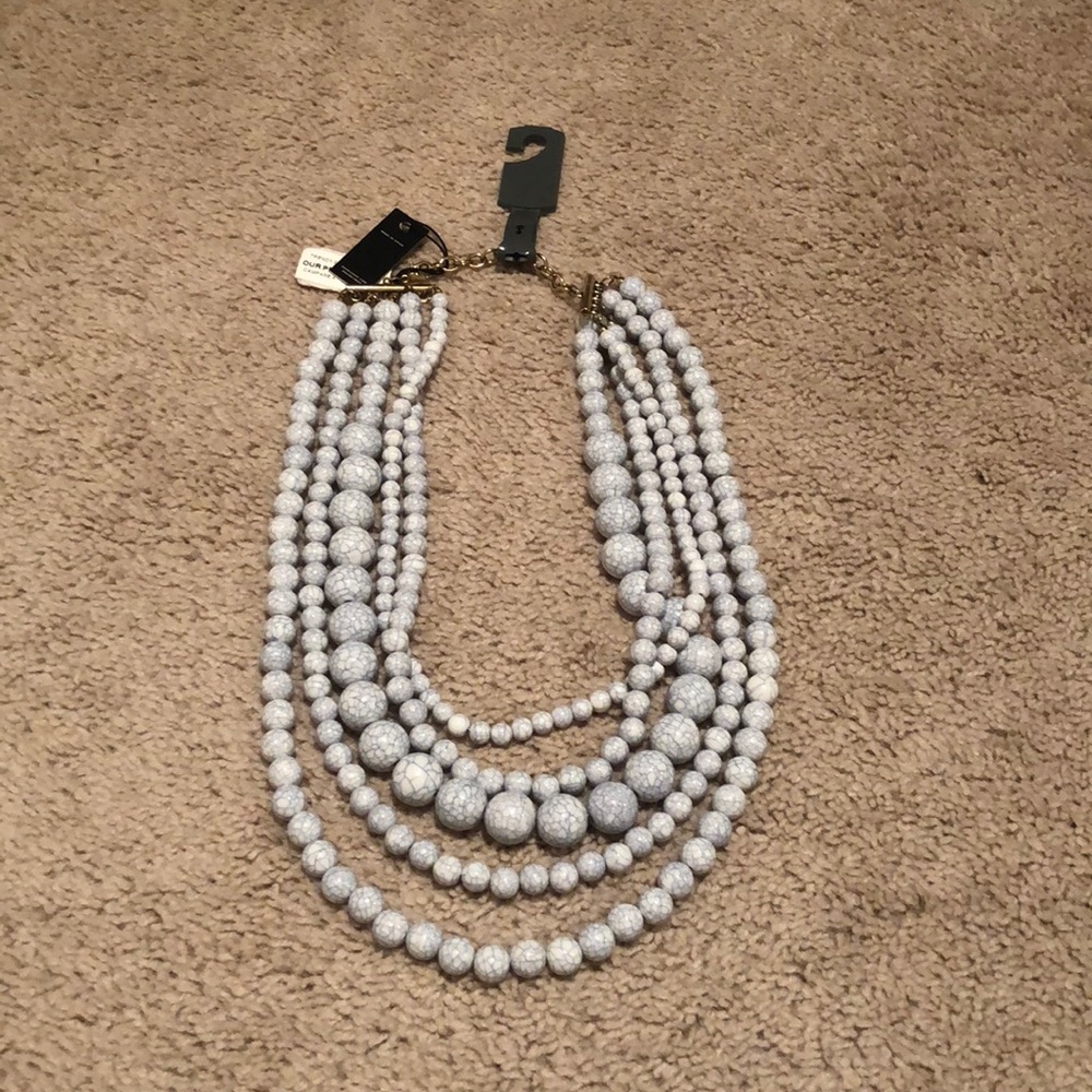 Cute Baublebar globe necklace.